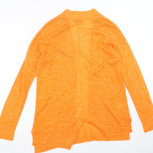 NEXT Womens Orange  Knit Cardigan Jumper Size 8