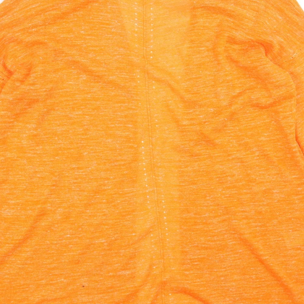 NEXT Womens Orange  Knit Cardigan Jumper Size 8