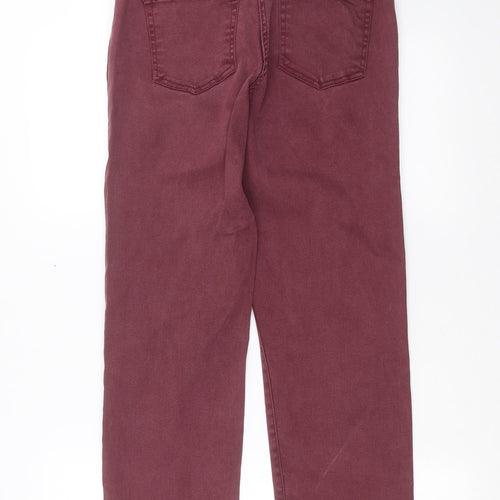 NEXT Womens Purple  Denim Cropped Jeans Size 10 L25 in