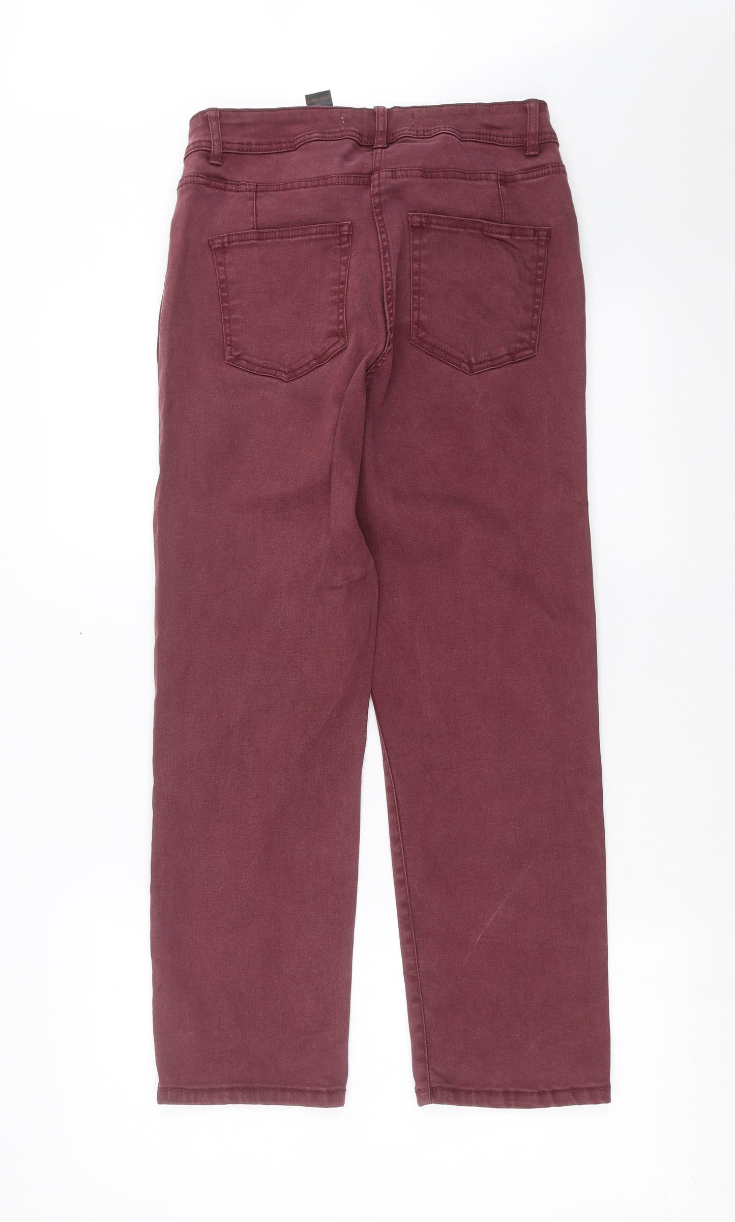 NEXT Womens Purple  Denim Cropped Jeans Size 10 L25 in