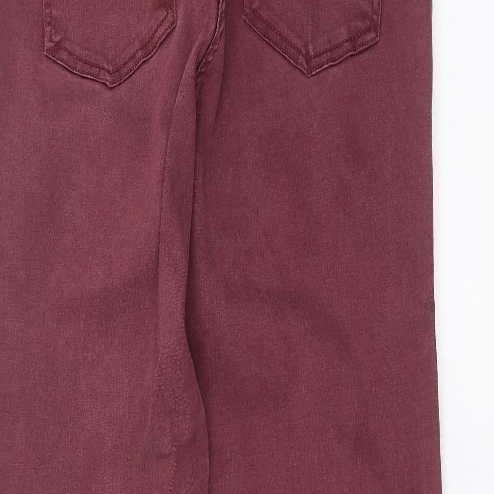 NEXT Womens Purple  Denim Cropped Jeans Size 10 L25 in