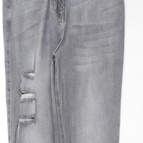 NEXT Womens Grey  Denim Skinny Jeans Size 10 L28 in