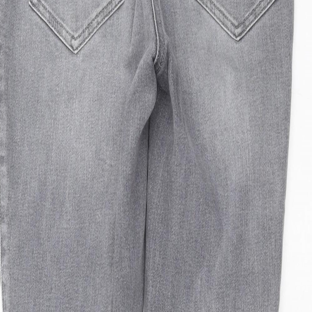 NEXT Womens Grey  Denim Skinny Jeans Size 10 L28 in