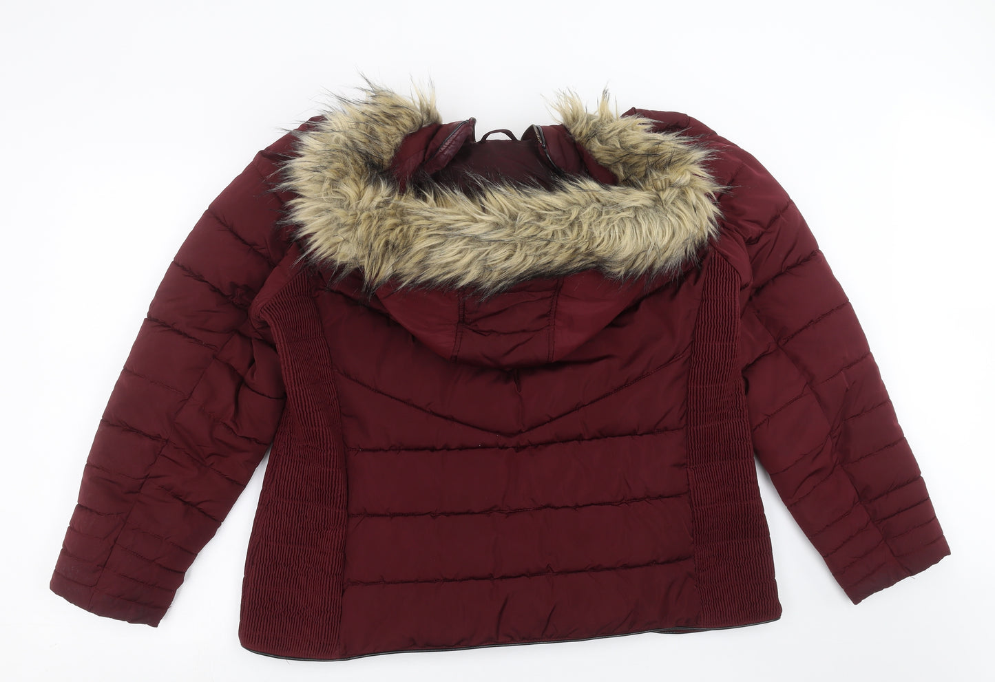 George Womens Purple   Puffer Jacket Jacket Size 20