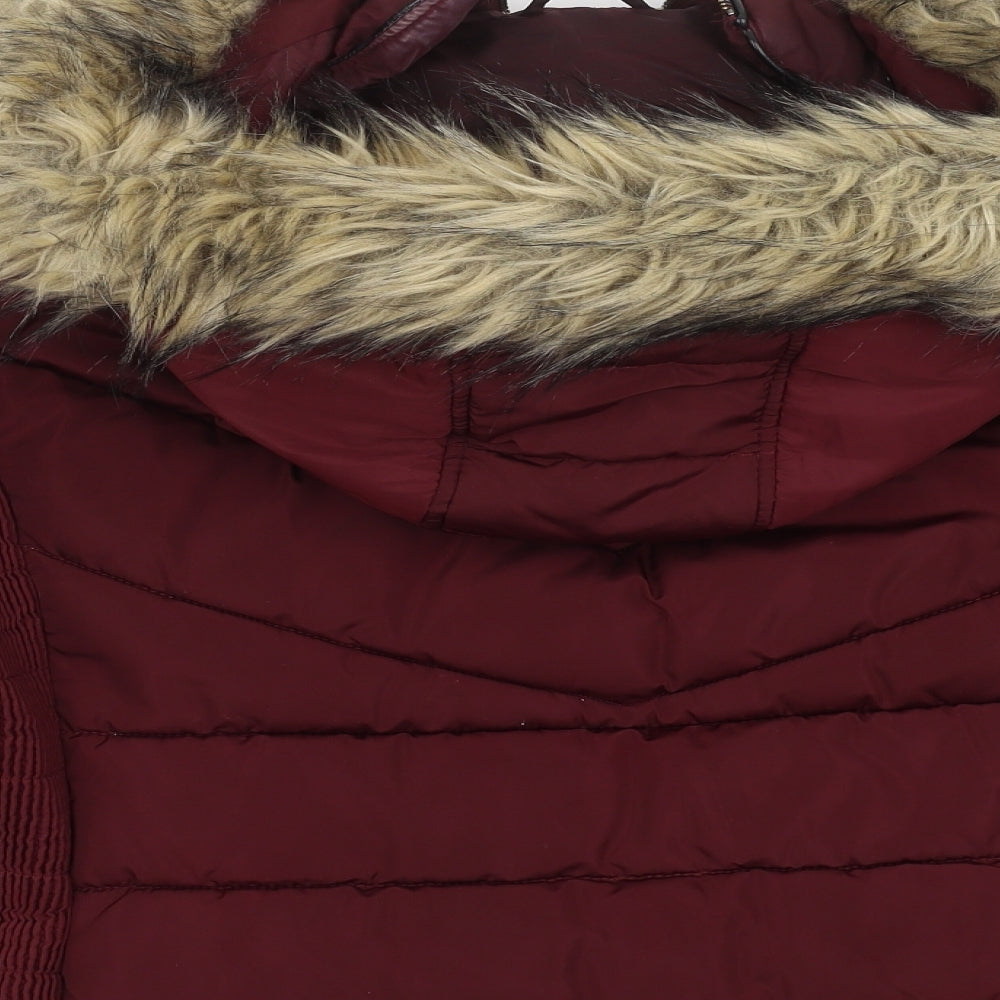 George Womens Purple   Puffer Jacket Jacket Size 20