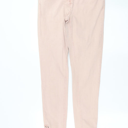 NEXT Womens Pink  Denim Skinny Jeans Size 10 L28 in