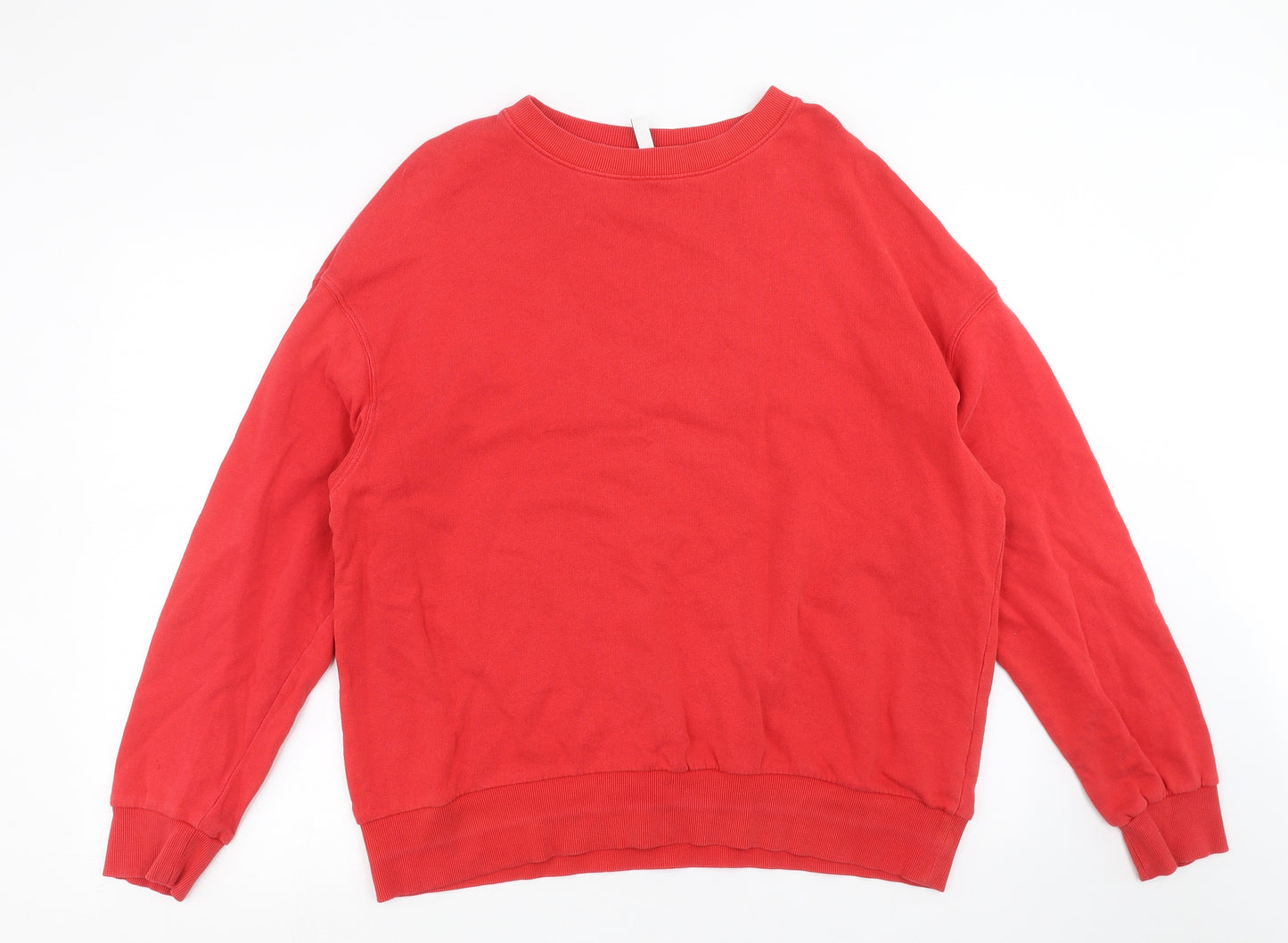 Divided by H&M Womens Red   Pullover Sweatshirt Size L