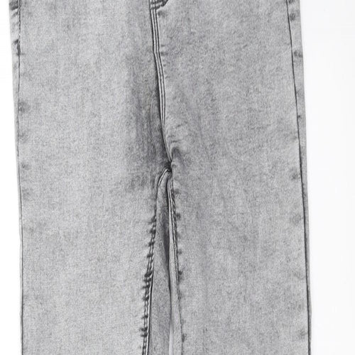 House Of Denim Womens Grey  Denim Skinny Jeans Size 8 L28 in