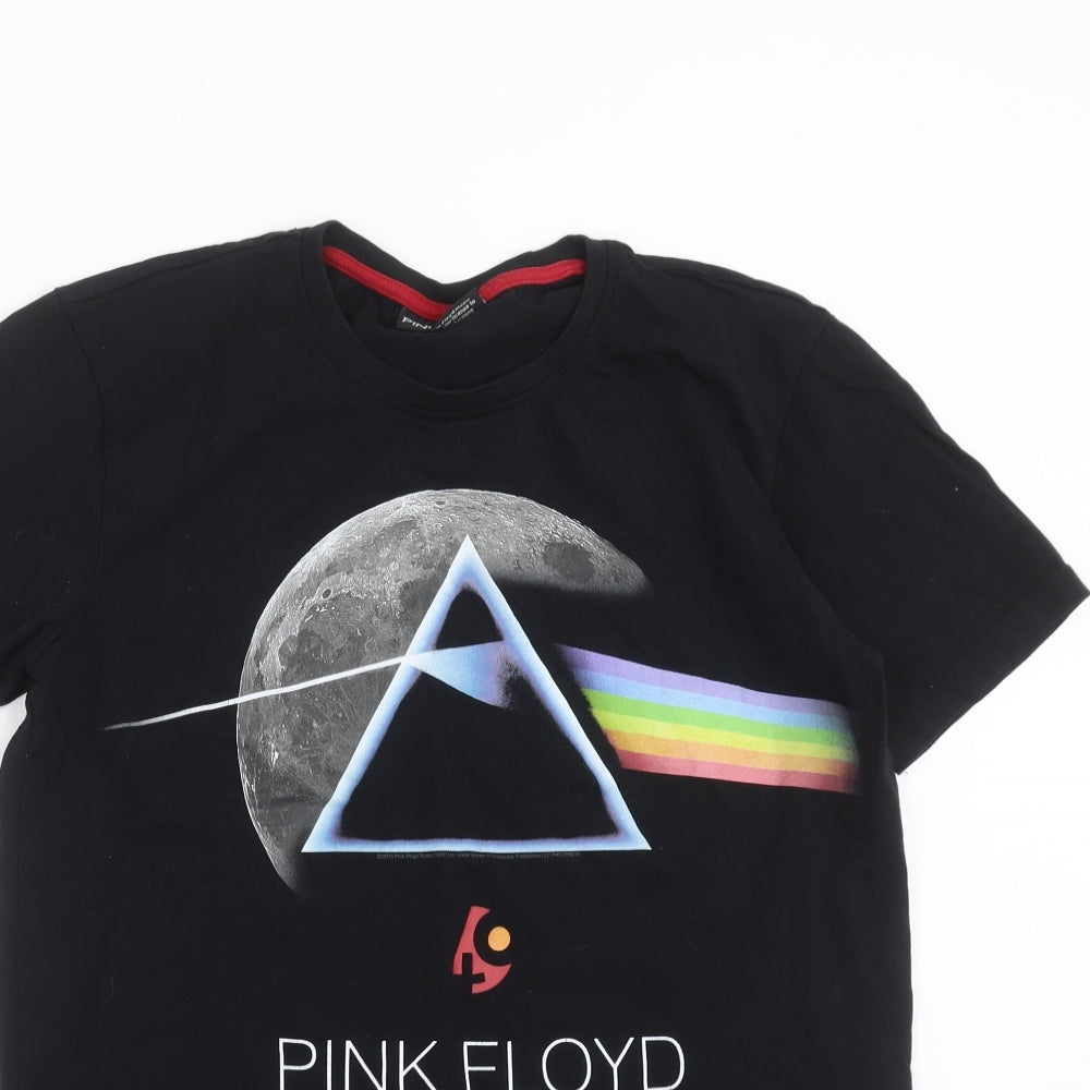 Pink Floyd Mens Black    T-Shirt Size S