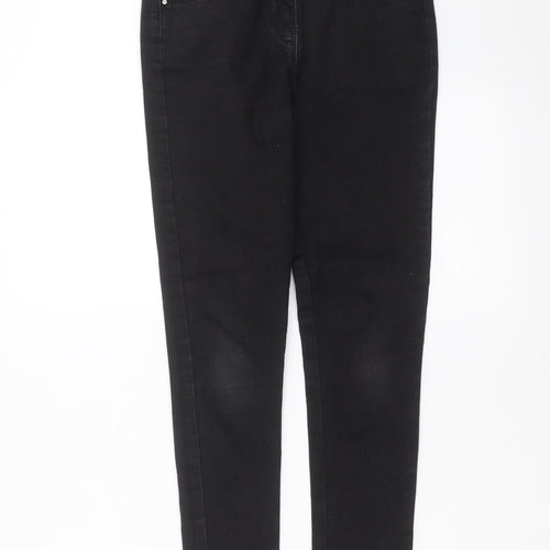 Matalan Girls Black  Denim Skinny Jeans Size 12 Years