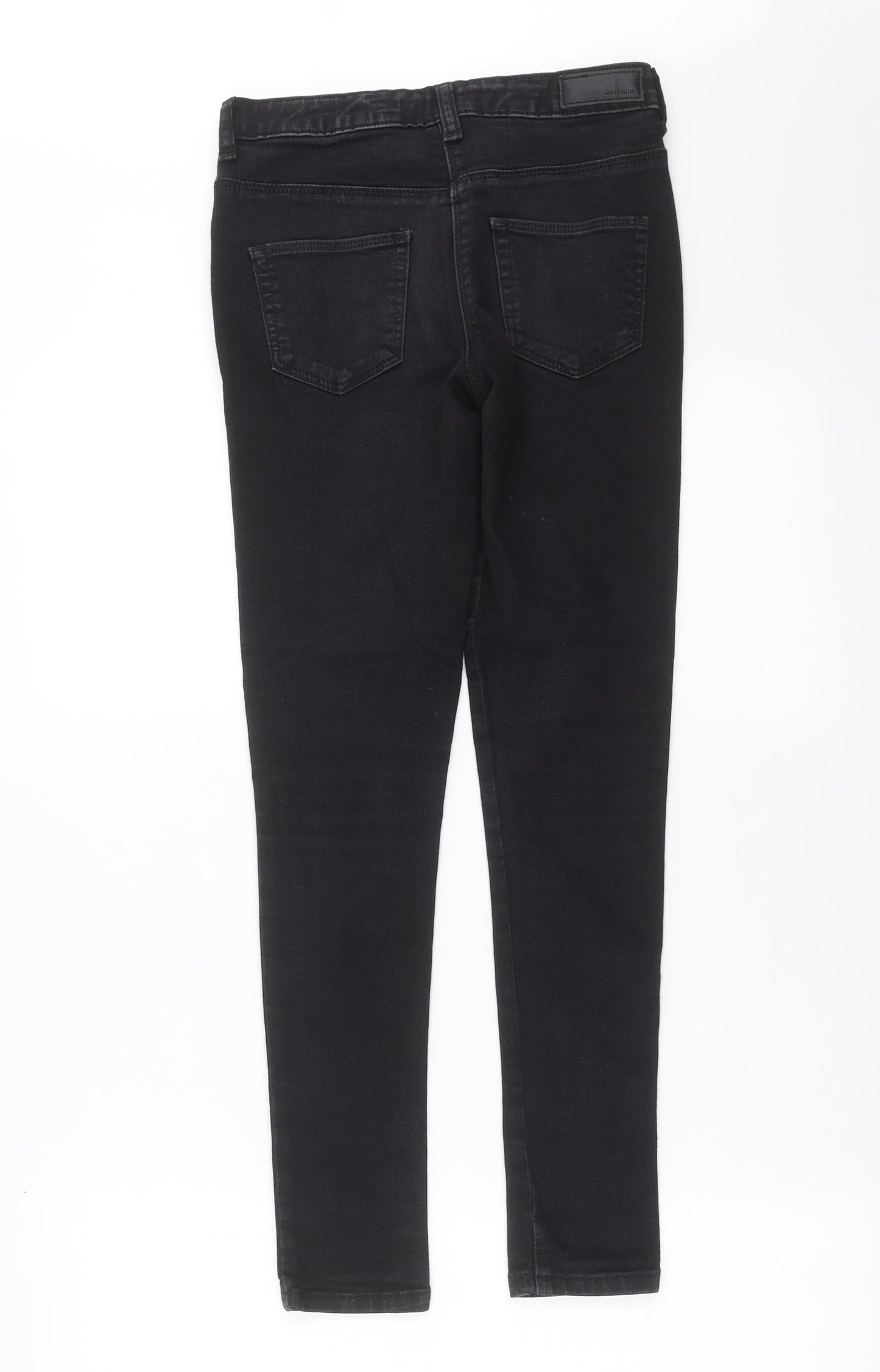 Matalan Girls Black  Denim Skinny Jeans Size 12 Years
