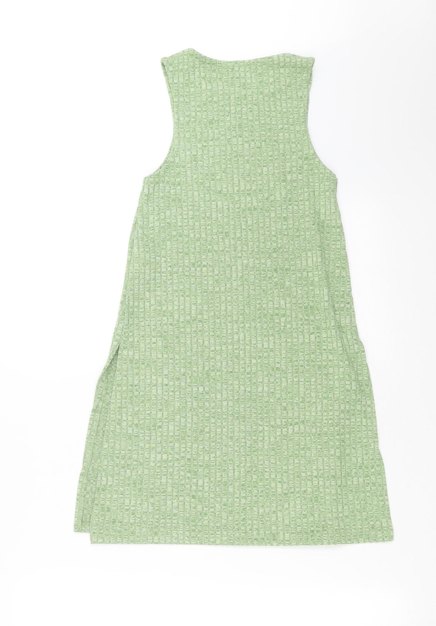 Primark Womens Green Striped  Basic Tank Size 2XS
