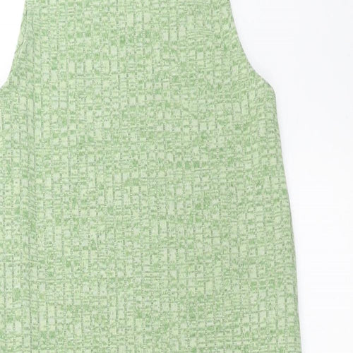 Primark Womens Green Striped  Basic Tank Size 2XS