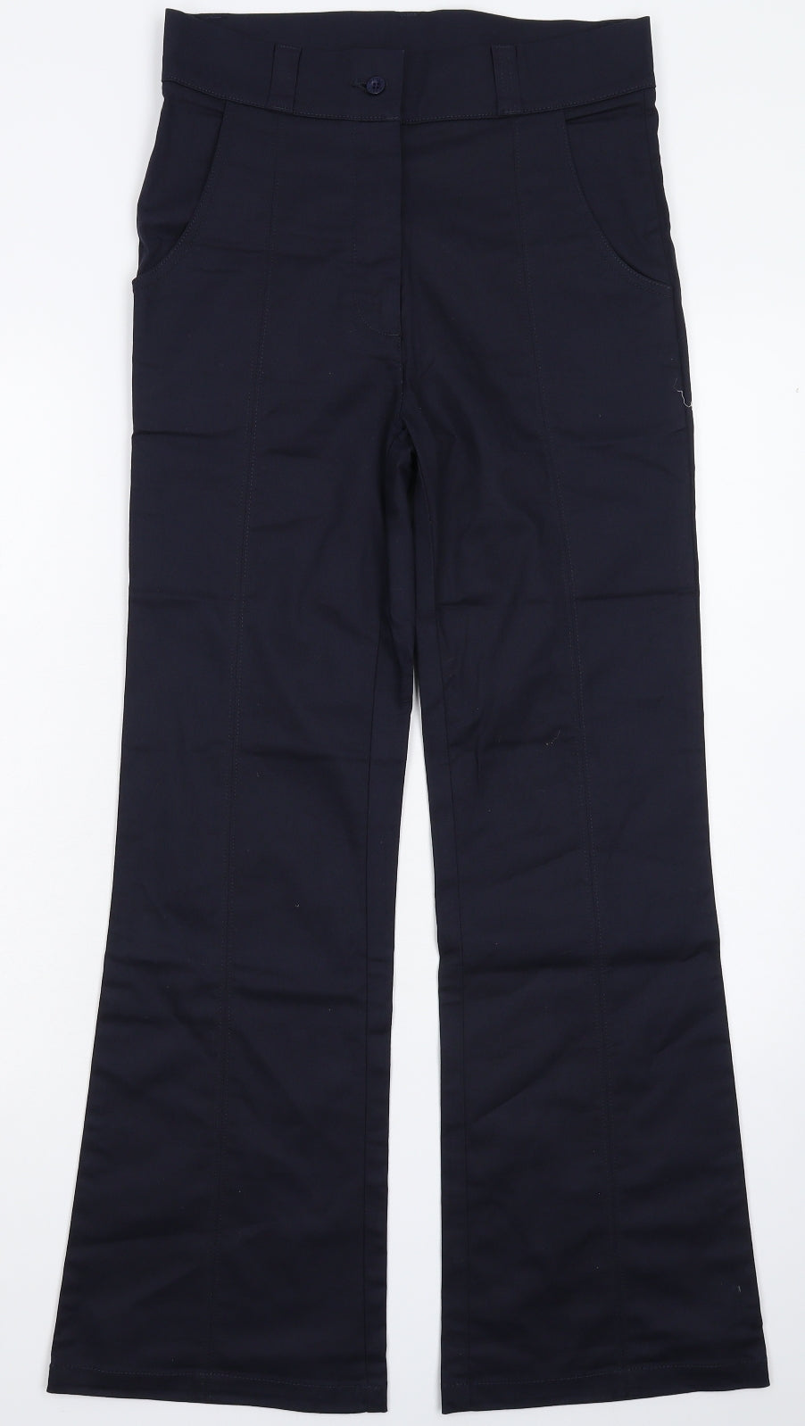 Moose Womens Blue   Trousers  Size 10 L29 in