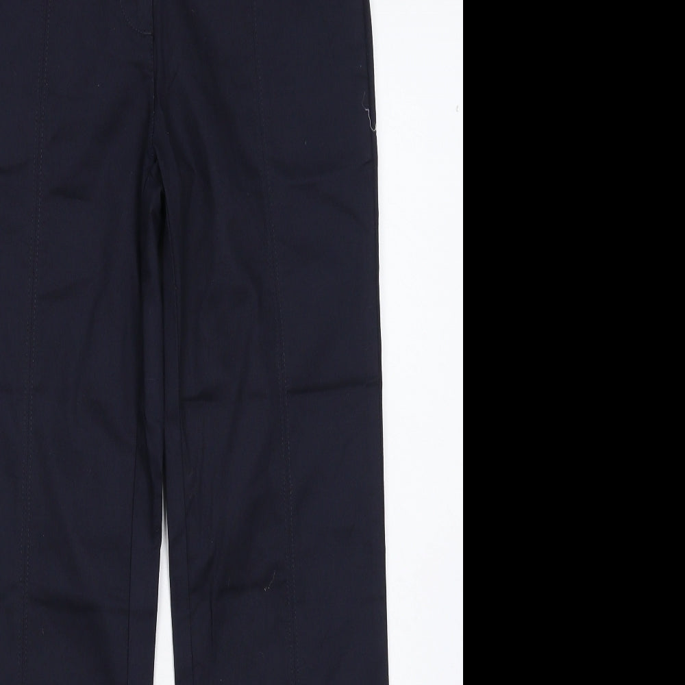 Moose Womens Blue   Trousers  Size 10 L29 in