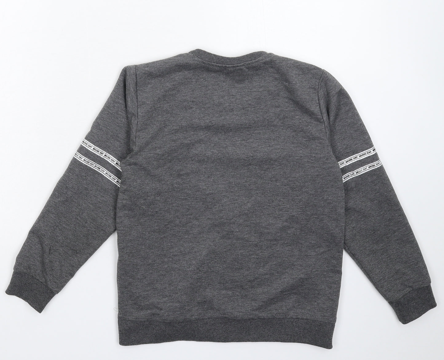 Macca Boy Boys Grey   Pullover Sweatshirt Size 10 Years
