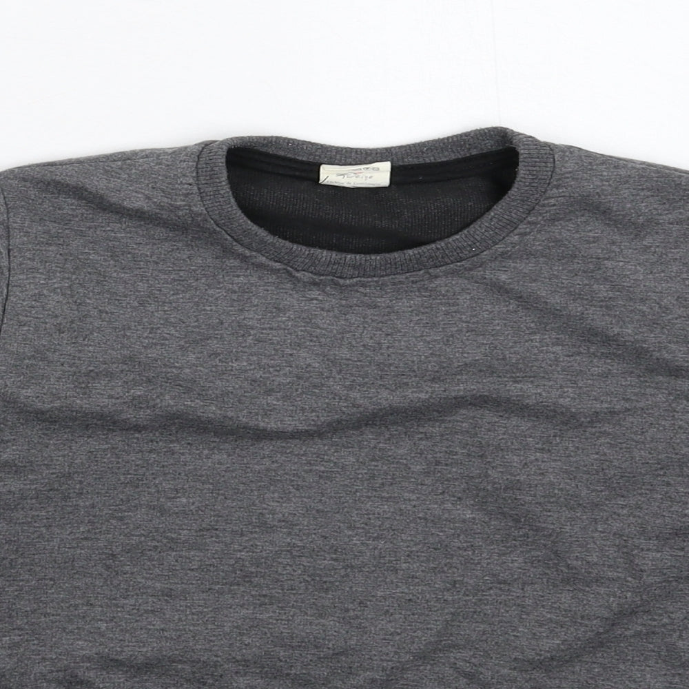Macca Boy Boys Grey   Pullover Sweatshirt Size 10 Years