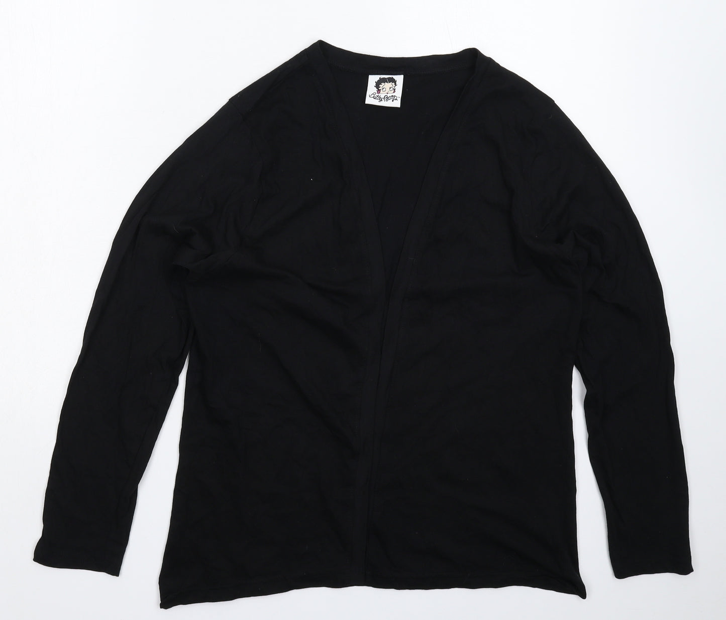 Betty Boop Womens Black   Cardigan Jumper Size M