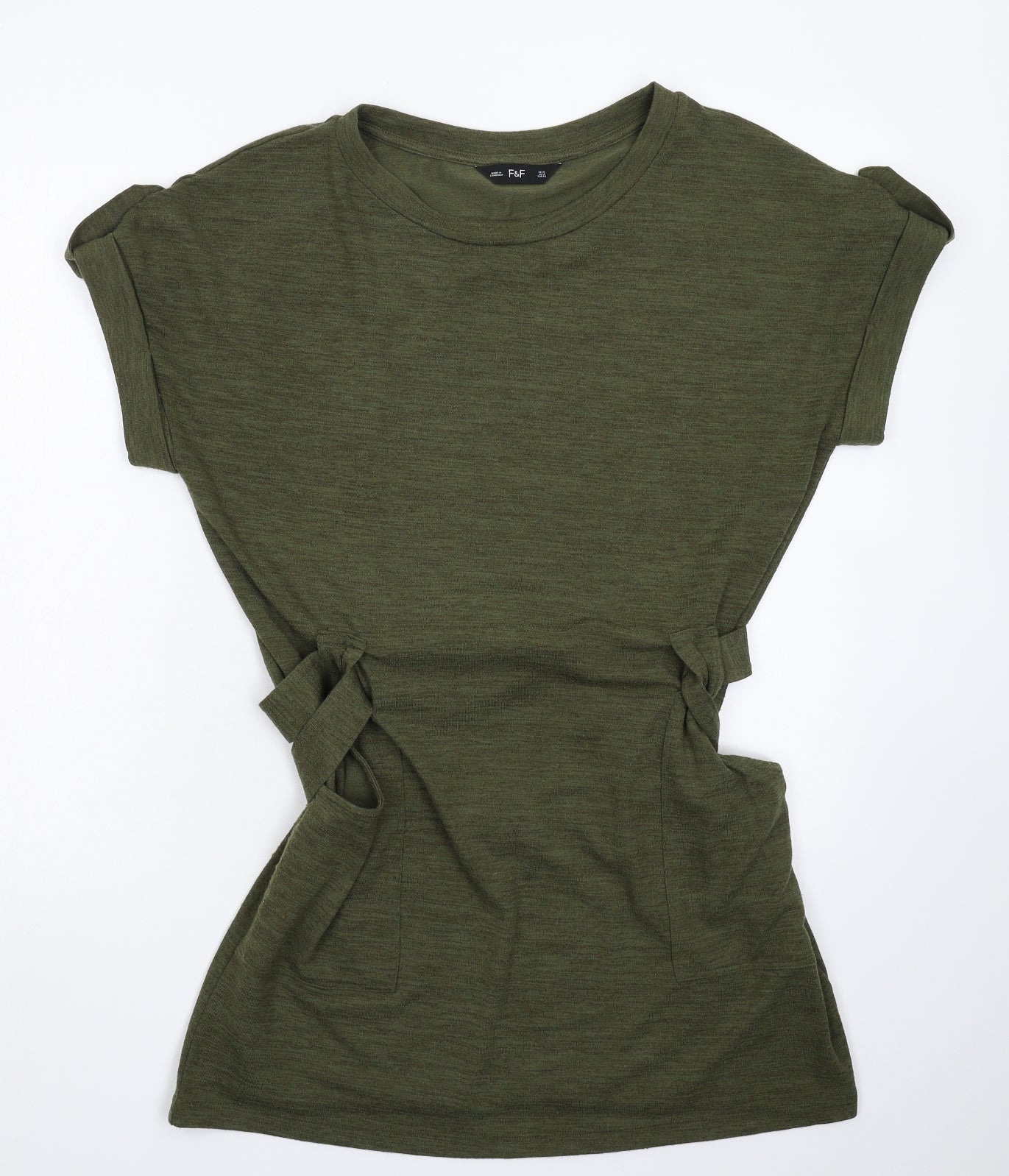F&F Womens Green   Jumper Dress  Size 16