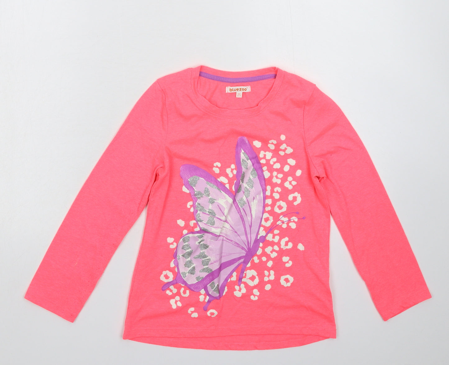 Blue Zoo Girls Pink   Basic T-Shirt Size 8-9 Years