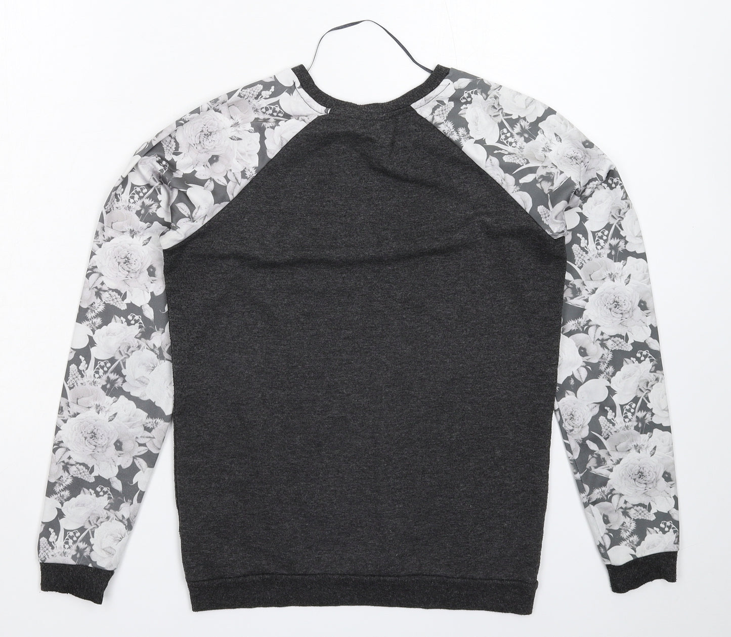 Atmosphere Womens Grey Floral  Basic T-Shirt Size 4