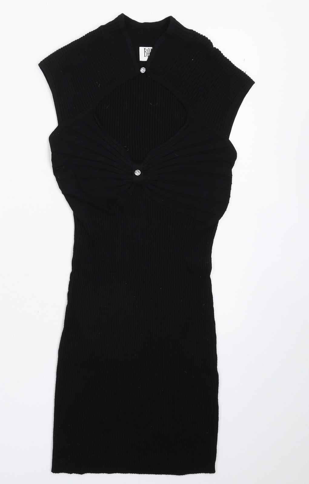 Bay Womens Black  Knit Jumper Dress  Size 8