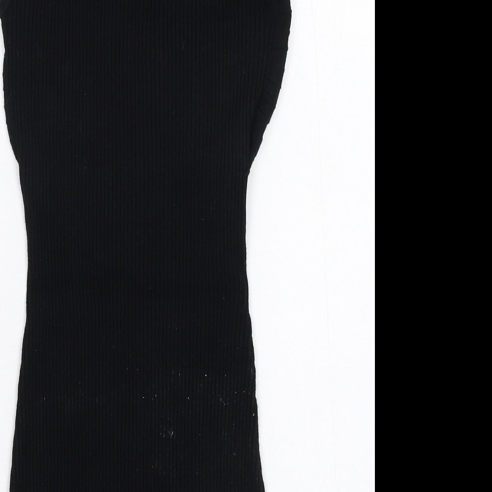 Bay Womens Black  Knit Jumper Dress  Size 8