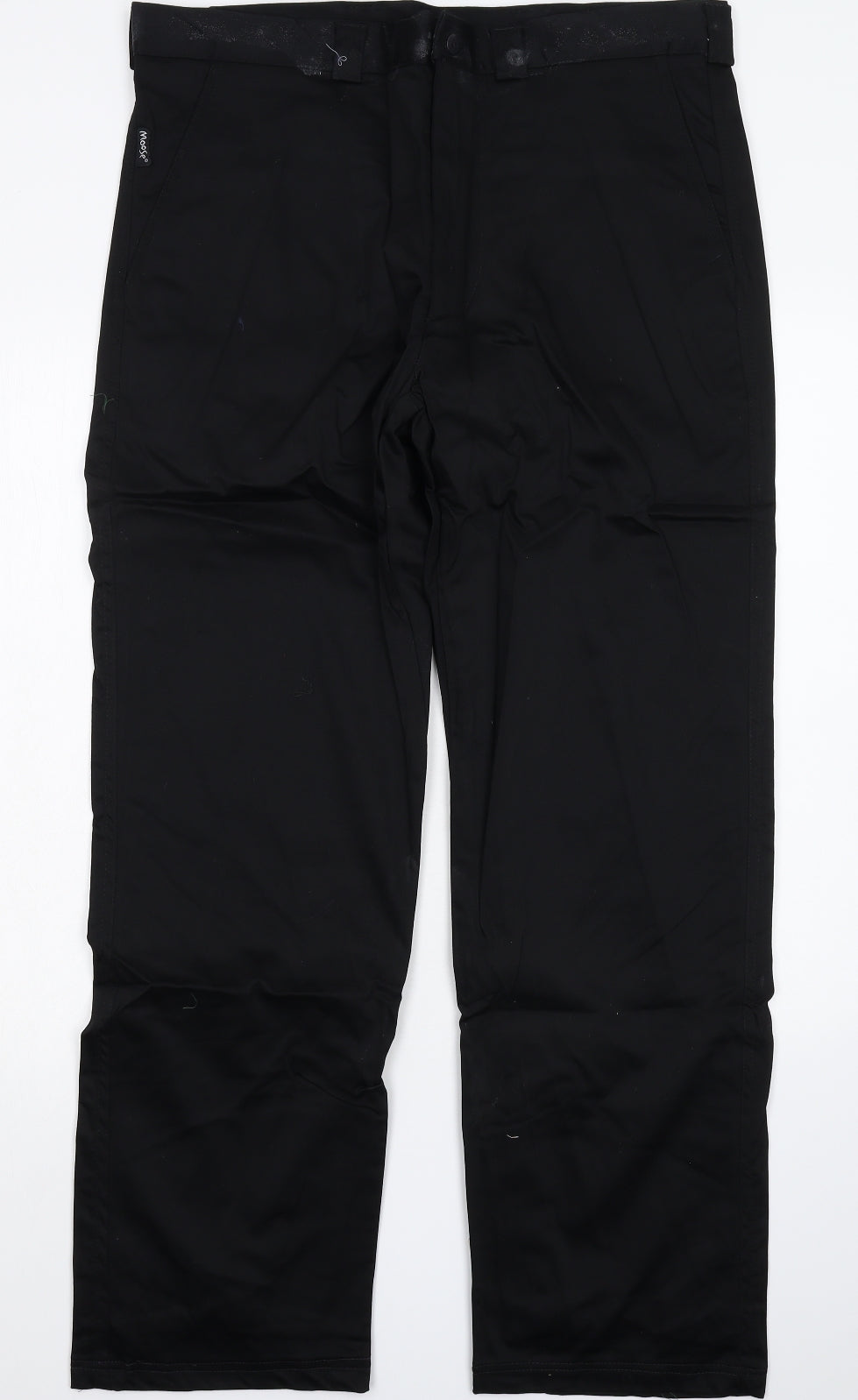 Moose Mens Black   Trousers  Size 36 L30 in