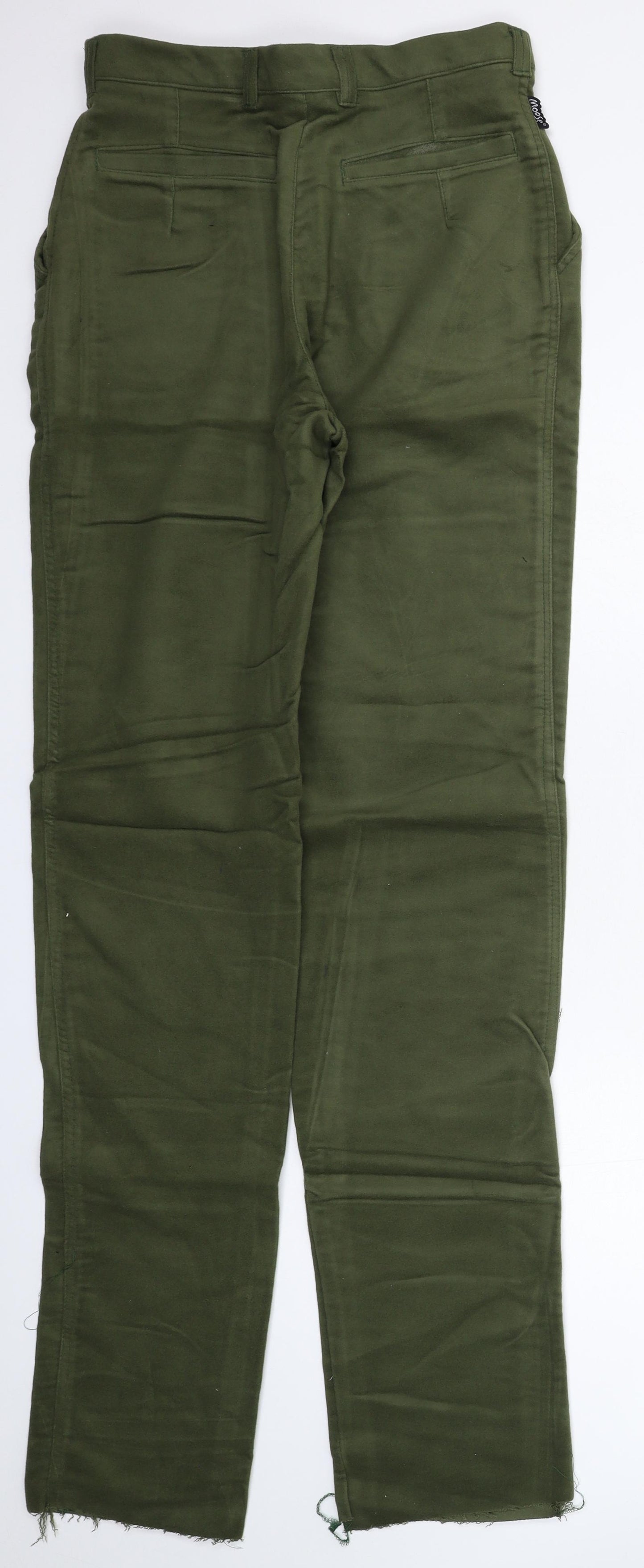 Moose Womens Green   Trousers  Size 10 L35 in