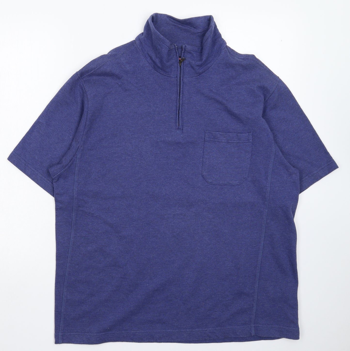 Blue Harbour Mens Blue    T-Shirt Size L