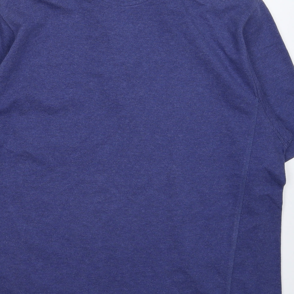 Blue Harbour Mens Blue    T-Shirt Size L