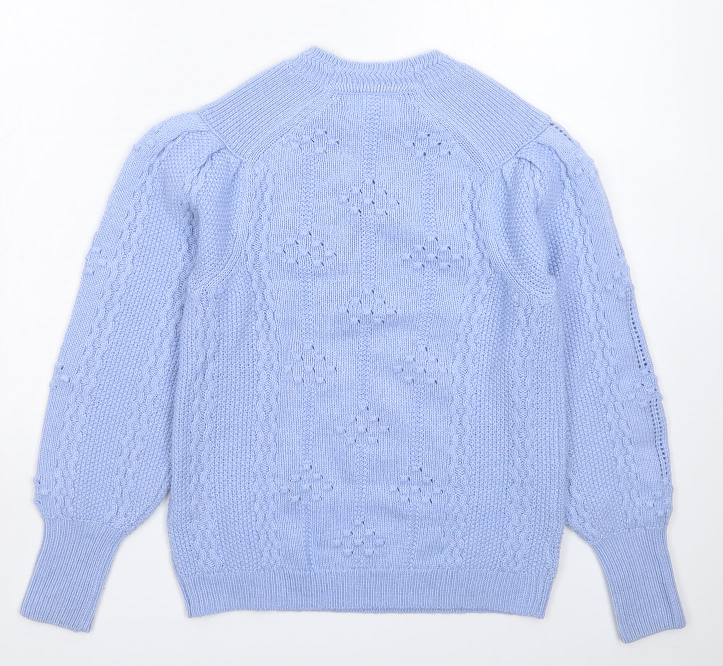 Per Una Womens Blue  Knit Pullover Jumper Size 6