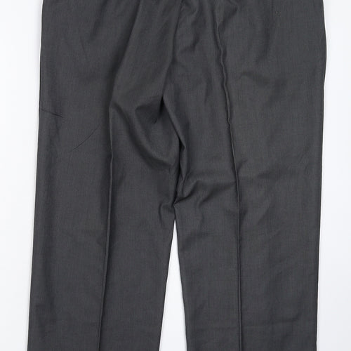 Brentwood Mens Grey   Dress Pants Trousers Size 36 L31 in