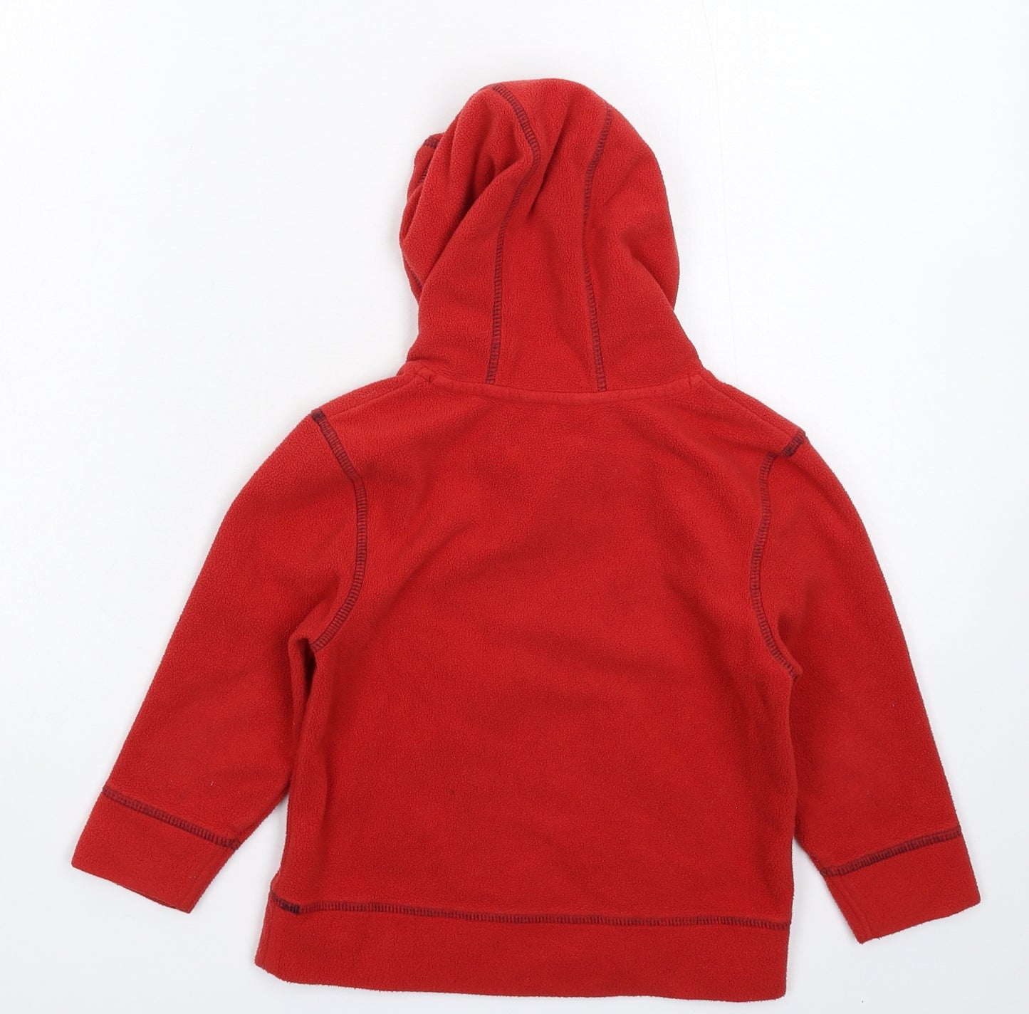 George Boys Red  Fleece Pullover Hoodie Size 2-3 Years