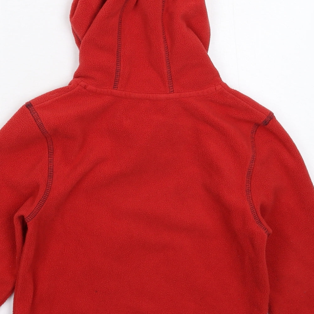 George Boys Red  Fleece Pullover Hoodie Size 2-3 Years