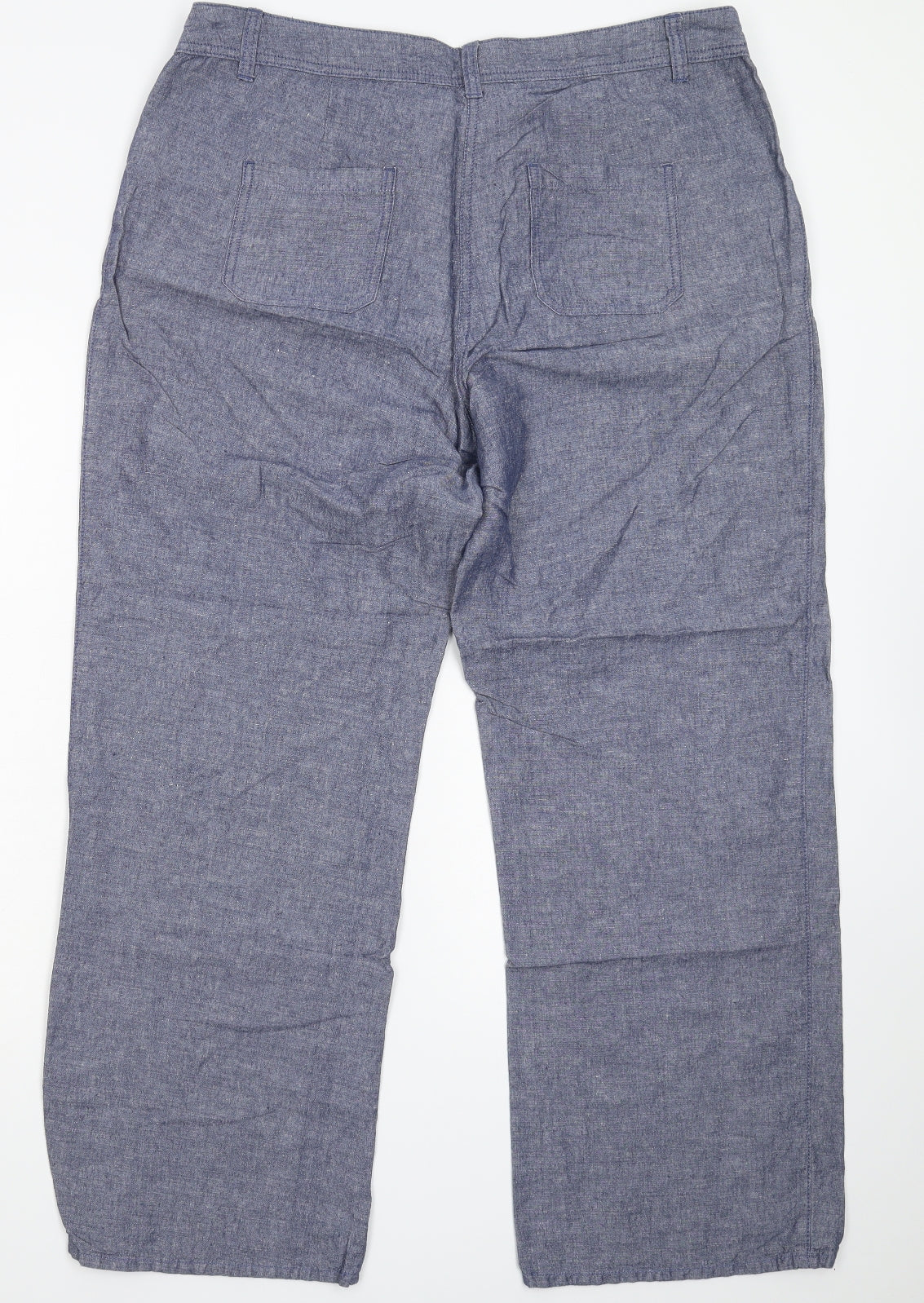 F&F Womens Blue   Trousers  Size 18 L30 in
