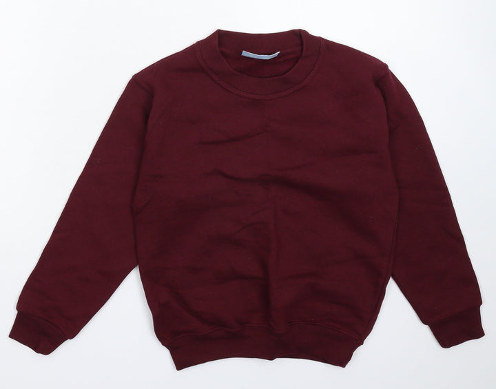 Blue Max Boys Brown Pullover Sweatshirt Size 7-8 Years
