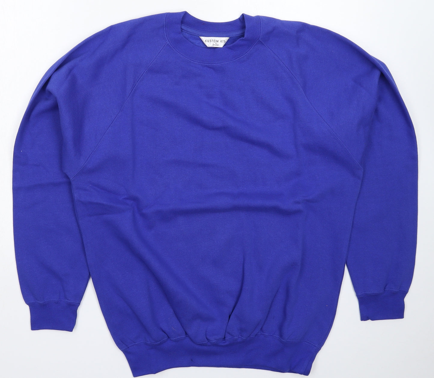Kustom Kit Mens Blue   Pullover Sweatshirt Size S