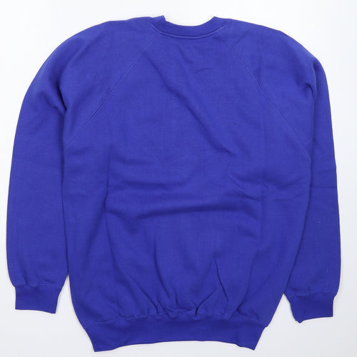 Kustom Kit Mens Blue   Pullover Sweatshirt Size S