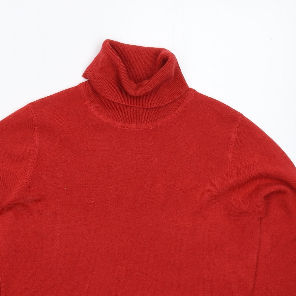 NEXT Womens Red  Knit Pullover Jumper Size 10