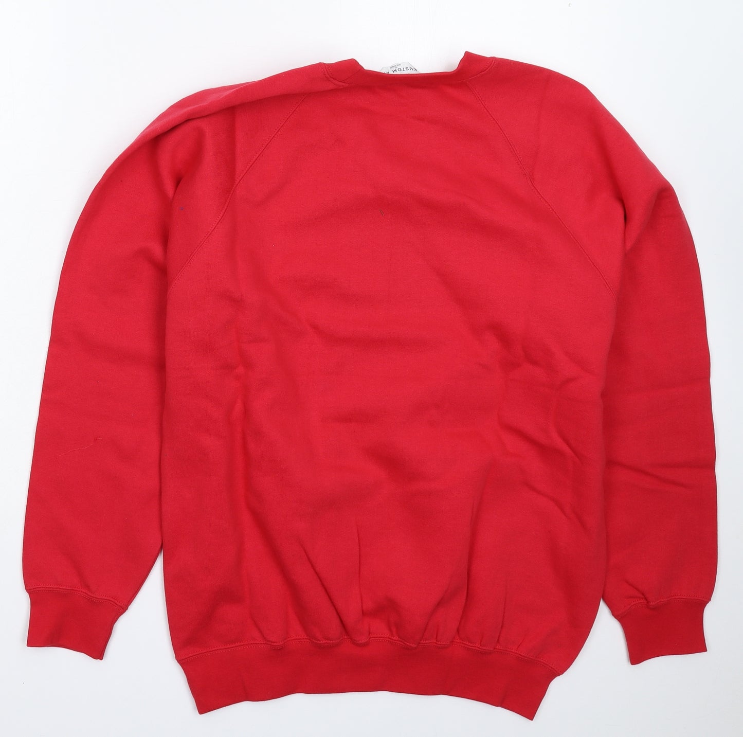 Kustom Kit Mens Red   Pullover Sweatshirt Size S