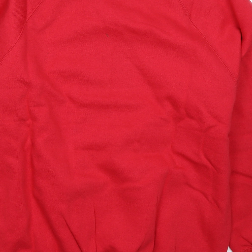 Kustom Kit Mens Red   Pullover Sweatshirt Size S