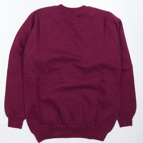 Kustom Kit Mens Purple   Pullover Sweatshirt Size S