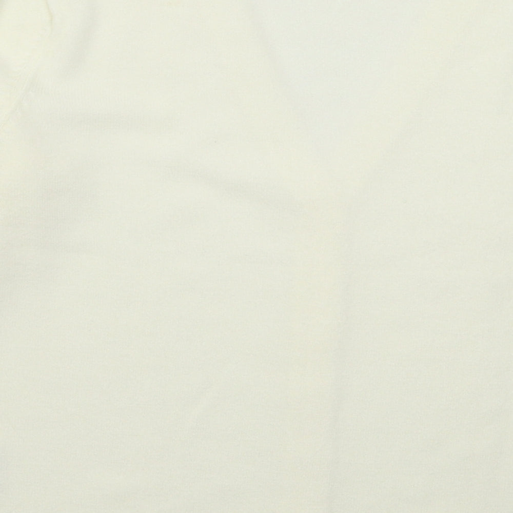Pure & Natural Womens White  Knit Cardigan Jumper Size 12