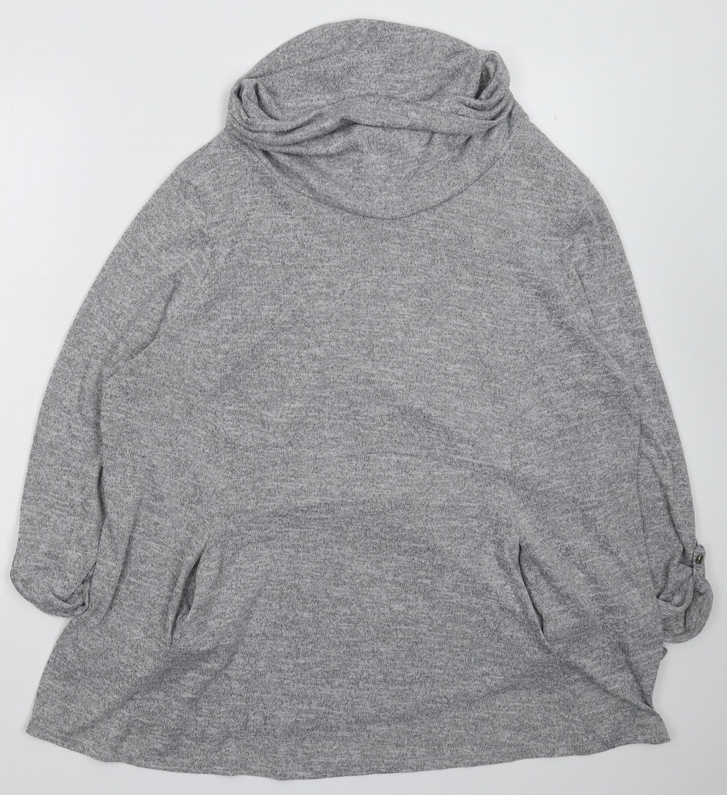 Principles Womens Grey  Knit Pullover Jumper Size 12