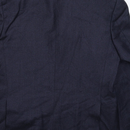 Douglas Mens Blue   Jacket Suit Jacket Size 40