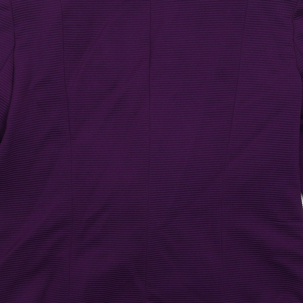 Wallis Womens Purple   Jacket Blazer Size 12