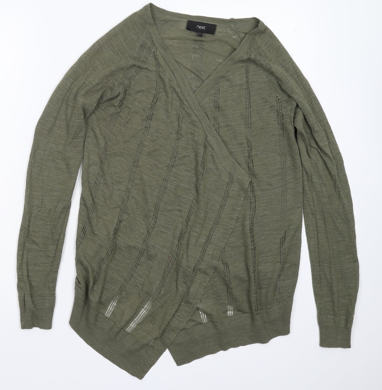 NEXT Womens Green  Knit Cardigan Jumper Size 12