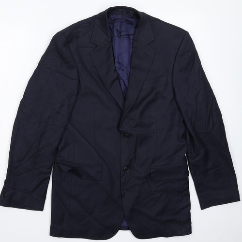 John Lewis Mens Blue   Jacket Suit Jacket Size 36