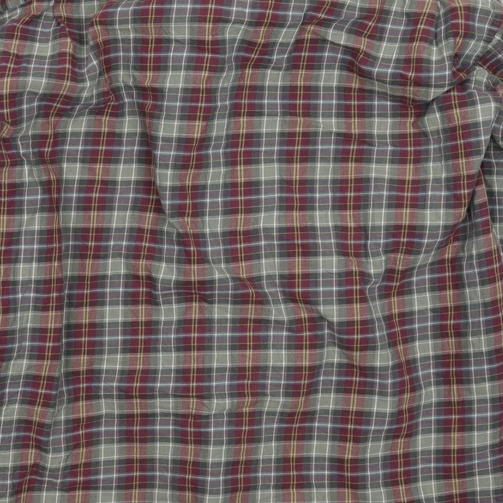 Marks and Spencer Mens Multicoloured Check   Dress Shirt Size 17